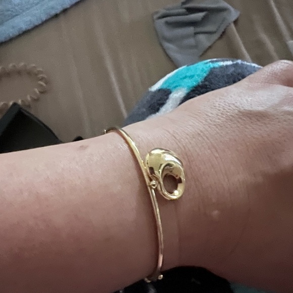 18k japan gold Monaca Bangle 17cm - Picture 3 of 6